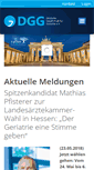 Mobile Screenshot of dggeriatrie.de